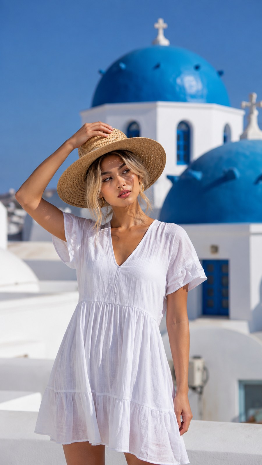 Mykonos : dans les coulisses de la première série voyage de Jenny Kyo